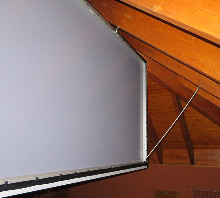 fijación pantalla proyección AV Stumpfl fullwhite