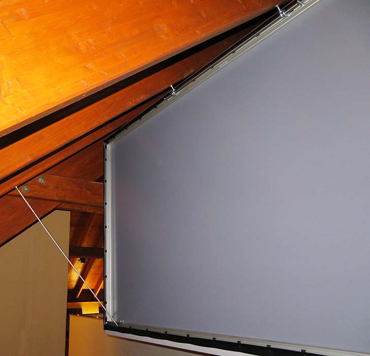 fijación pantalla proyección AV Stumpfl fullwhite